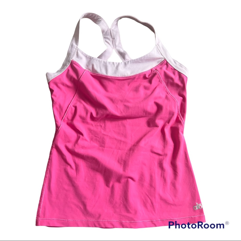 Pink Alo Yoga Tank - Medium